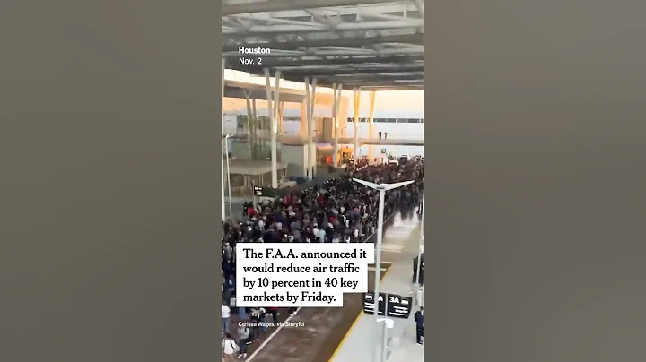 U.S. to Cut Air Traffic at 40 Airports Over Government Shutdown