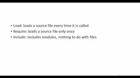 27 Load, require , and include  in Ruby Essential training course in Urdu and Hindi