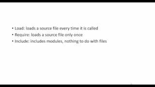 27 Load, require , and include  in Ruby Essential training course in Urdu and Hindi