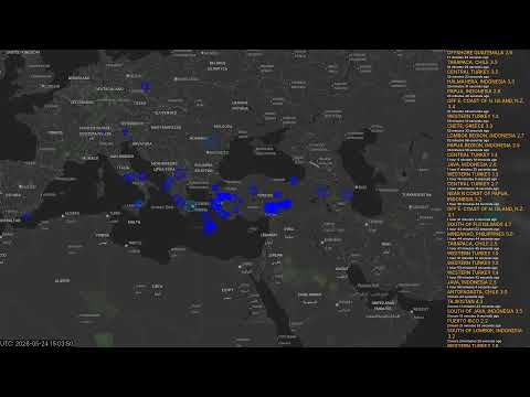 24/7 Earthquake monitor