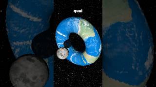 A Lua Consegue Par Pela Terra Rosquinha - Universe Sandbox