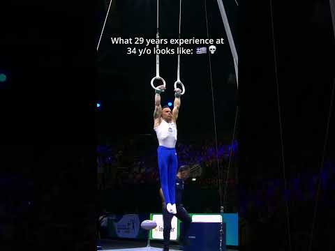 The only man who can contend with Chinese Rings strength💪🇬🇷 #gymnastics #calisthenics #strength