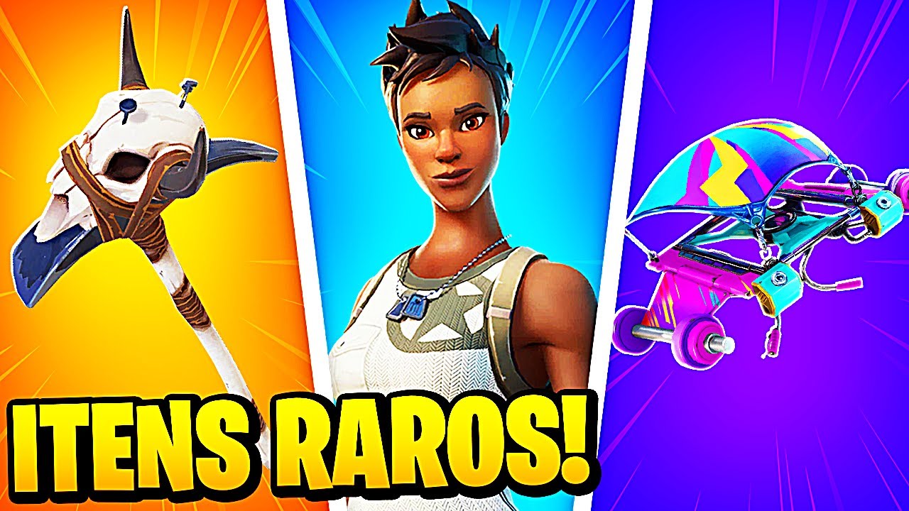 Fortnite Rarezas 10 ITENS QUE JÁ FORAM MUITO RAROS NO FORTNITE! - YouTube