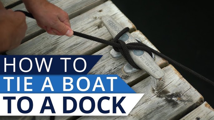 How to Use a Spring Line to Tie Up a Boat 