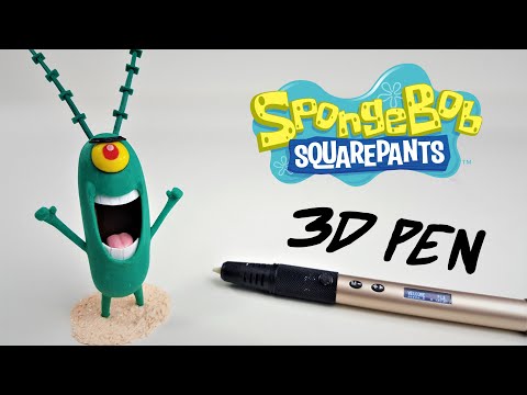 Plankton - 3D pen creation - Spongebob