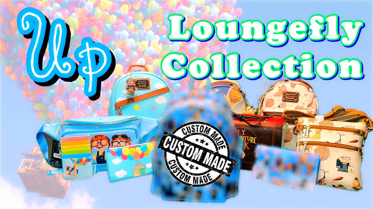 Disney Up Loungefly collection, custom bag included