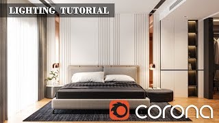 3dsmax Corona Bedroom Lighting || Best Tutorial