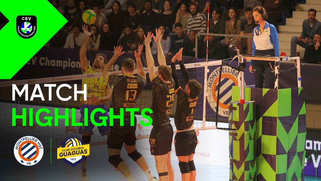 Highlights I MONTPELLIER HSC VB vs. Guaguas LAS PALMAS | CEV Champions League Volley 2026