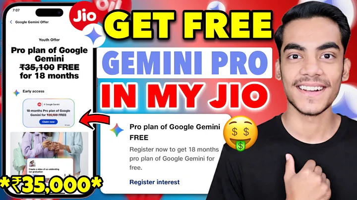 How To Get Free Jio Google Gemini Pro | How To Claim Google Gemini Pro In My Jio App
