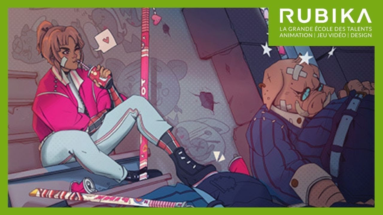 Toxic Pink | Student Game Trailer | RUBIKA Jeu Vidéo 2019