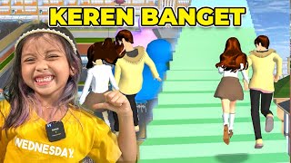 TEMPAT RAHASIA LEIKA 😍🥰 LEIKA AJAKIN TOMPEL BERWISATA [SAKURA SCHOOL SIMULATOR INDONESIA] screenshot 5