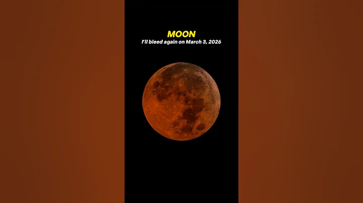 Why Did the Moon Turn Blood Red? 💀 #Space #Earth #Sun
