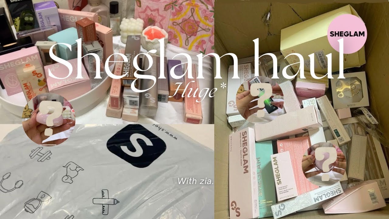 UNBOXING MY BIGGEST SHEGLAM HAUL YET! Wait 'til you see the sparkle!🌸🤌