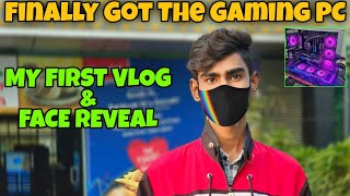 My first vlog ❤️ | Face reveal | I finally got a gaming PC | Nehru place Computer market |