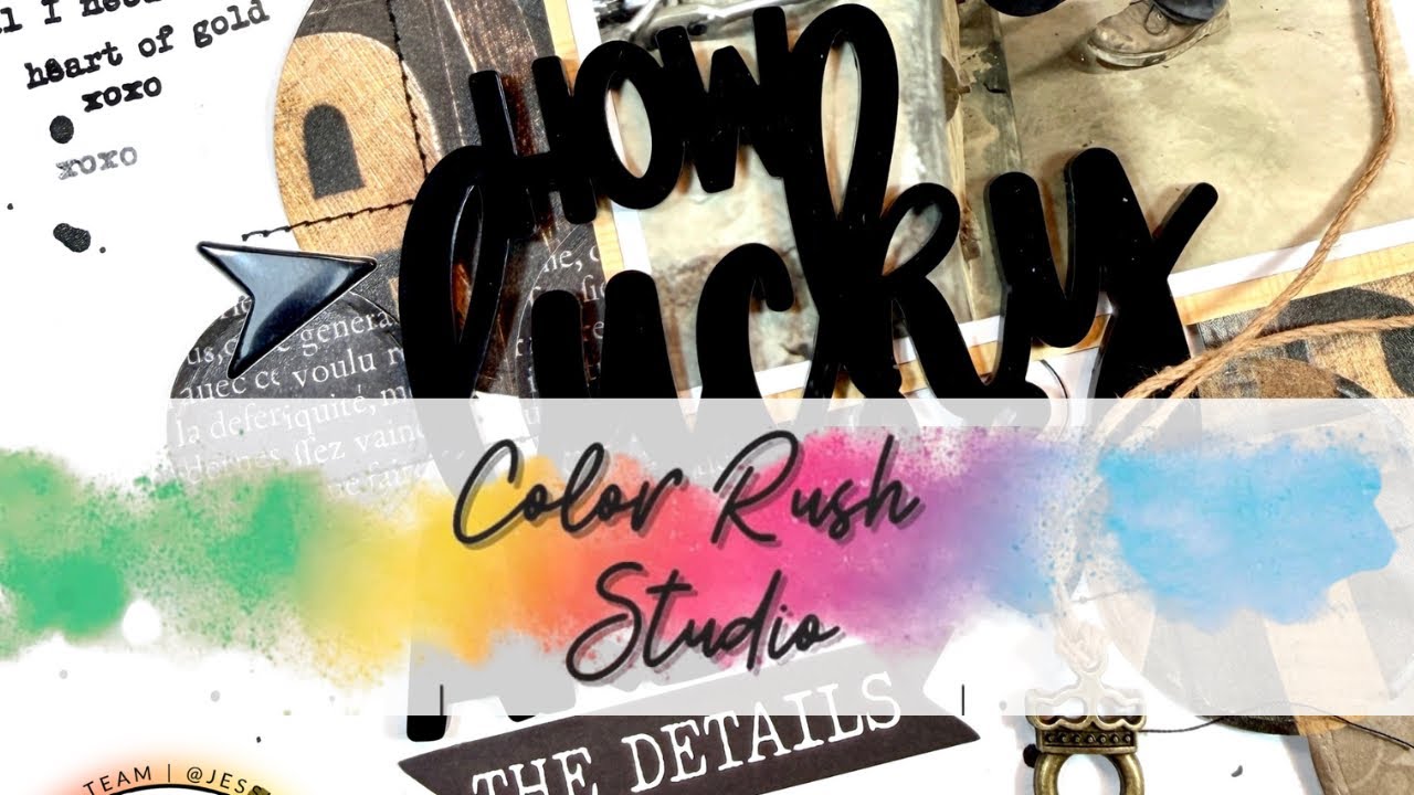 Как сделать скрапбукинг Cherry Challenge с использованием наборов Color Rush Studio Kits: пошагов...