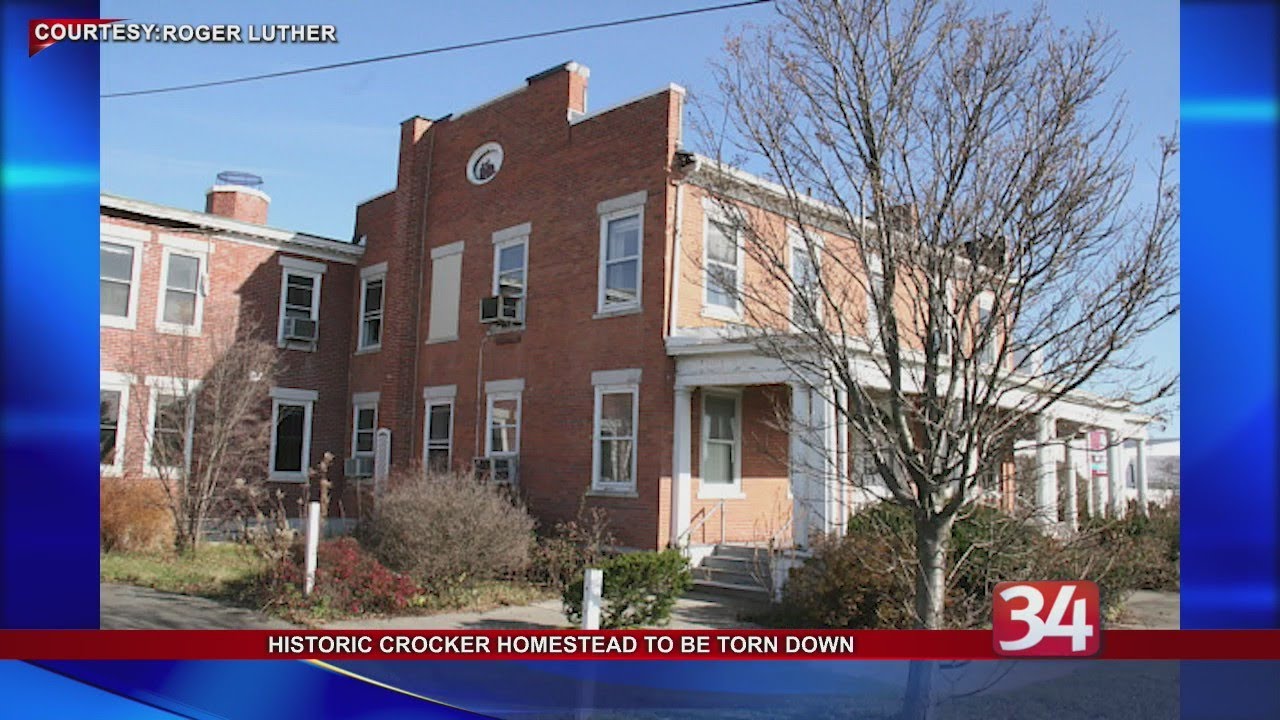 Historic Crocker Homestead to be torn down YouTube