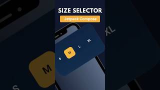 Size Selector UI 🔥 Jetpack Compose #Shorts