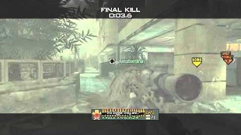 MW3: Epic QuickScope Reaction w/ King