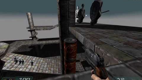 Doom3 Demo with custom geometry and explosions