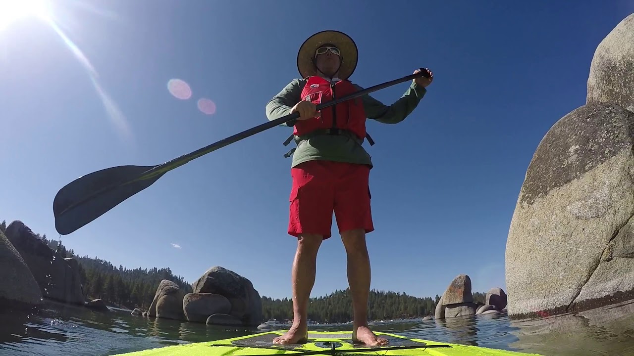 Paddle boarding Zephyr Cove South Lake Tahoe Nevada YouTube