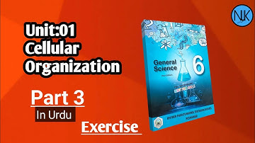 Science Class 6 | Unit 01 | Cellular Organization |SNC New Syllabus 2022l