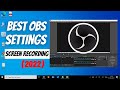 Best obs settings for screen recording game capture 2022