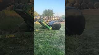 Wrapping Silage Bales