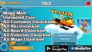 Ski Safari 2 Mod Apk Terbaru All Costumes Unlocked - Unlimited Coin screenshot 3