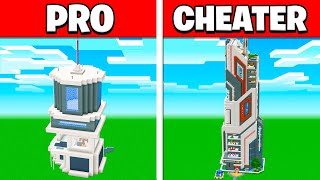 PRO vs CHEATER Skyscraper Build Battle Challenge Minecraft! Guide