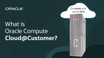 Bring OCI Compute to Your Data Center with Oracle Compute Cloud@Customer