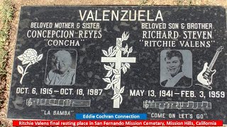 Ritchie Valens | Grave at San Fernando Mission Cemetary in Mission Hills, California