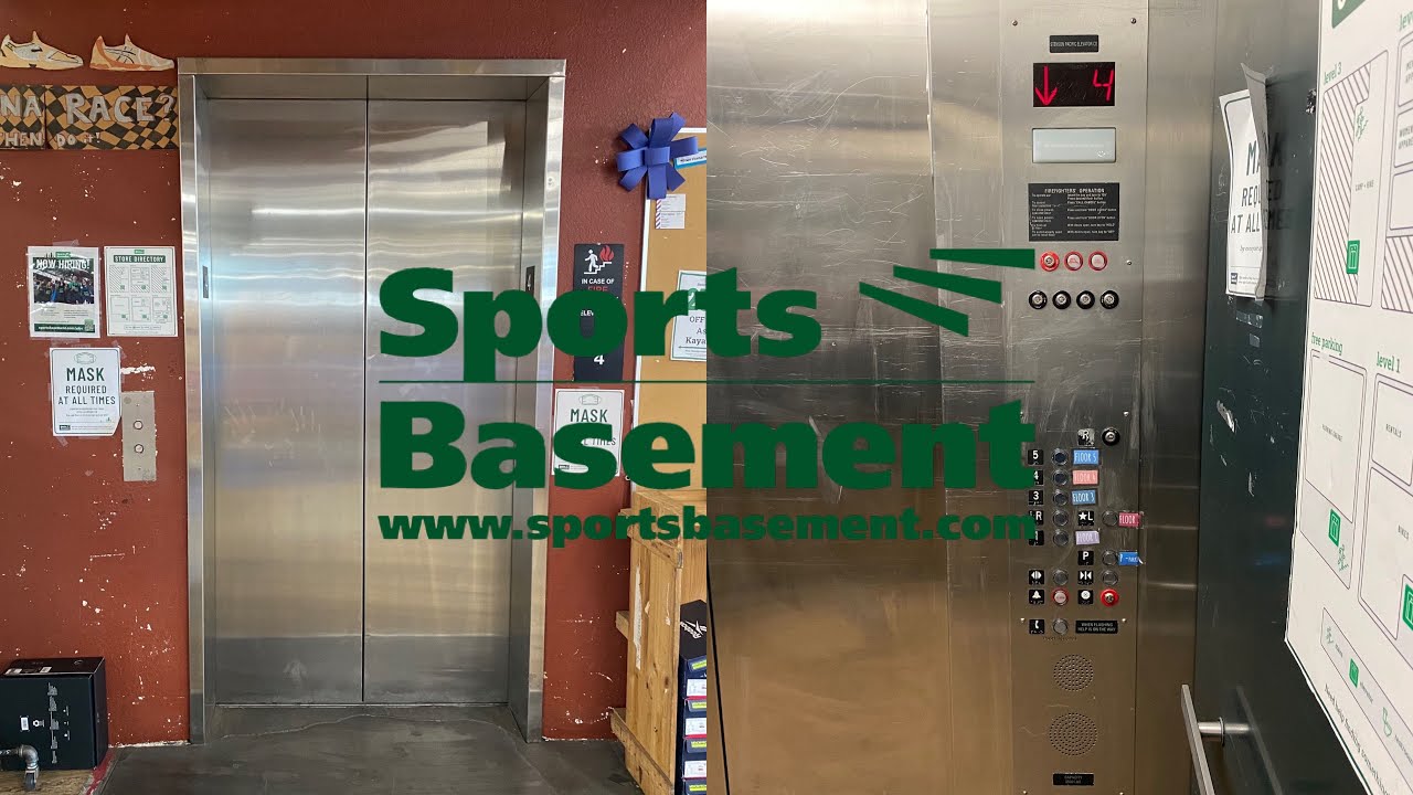 Otis (mb Stenson Pacific Elevator Co) Hydraulic elevator Sports Basement San Francisco, CA