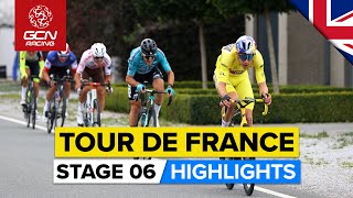 GC Skirmish After Incredible Day Of Racing | Tour De France 2022 Stage 6 Highlights