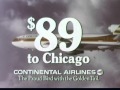 Continental Airlines Commercial 1970&#39;s