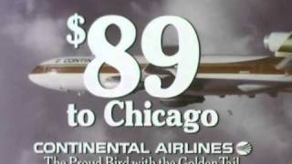 Continental Airlines Commercial 1970&#39;s
