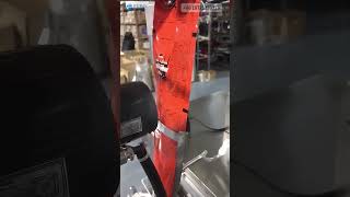 Beef Sauce Sachet Packing Machine | 4 Sides Sealing Pouch Packaging Machinery