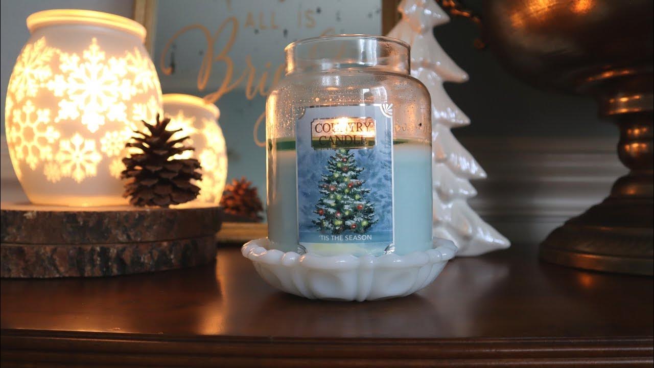 Candle Review Kringle Country Candle 'Tis the Season YouTube