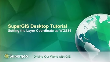 Setting the Layer Coordinate as WGS84