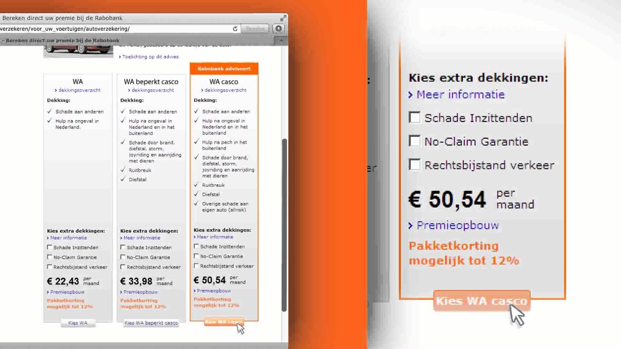 Een verzekering online afsluiten YouTube