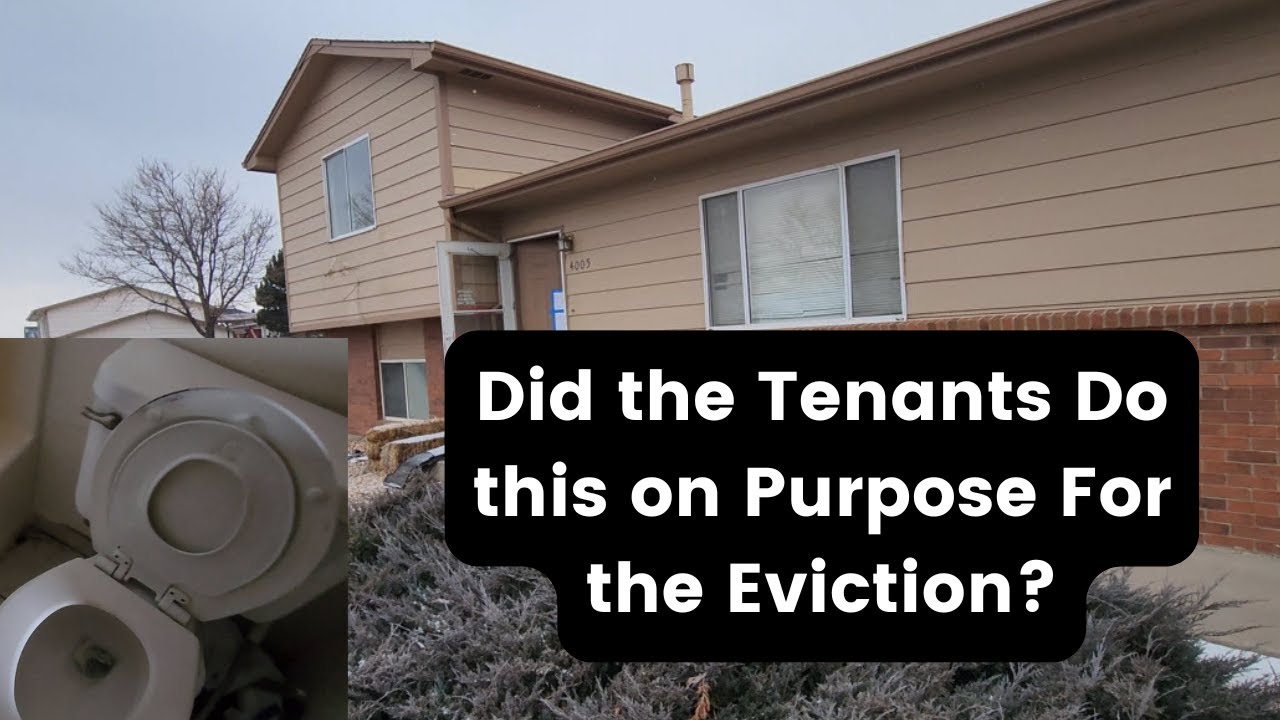 Eviction Gone Wrong...Did the Tenants Do this on Purpose? - YouTube