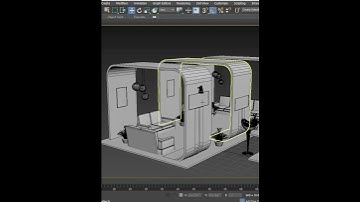 Stall Design 3d max modeling
