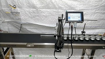 NEXTJET TIJ INKJET BATCH CODING ON GLASS BOTTLE