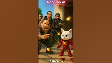 Mèo con gặp lại đại ca #shorts #cat #catai  #ai #meow