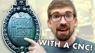 Making the Ultimate 3D Carved Sign from Disneys Haunted Mansion