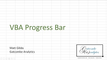 Easy to use VBA progress bar in Excel - free download