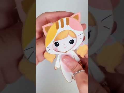 종이구관 ASMR ㅣ귀여운 <strong>동물잠옷</strong> &amp;amp; 후드티 코디하기ㅣhoodie