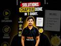 Solutions Chapter Done in 1 Short ⚡