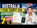 Australia Tourist Visa Approved in 2026 🇮🇳