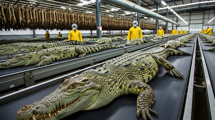 Inside the Crocodile-Leather Factory: From Raw Hide to Luxury Fashion | Full Process