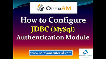 How to Configure JDBC Authentication Module